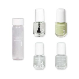Dazzle Dry Mini Kit 4 Step System - Pistachio, a muted honeydew green. Full coverage, cream. (5 Piece Kit / 5 Manicures)