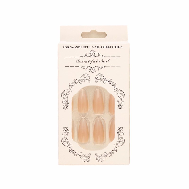 Nail Tip, Long, 24 Pieces, Nail Tip, False Nails, Skin