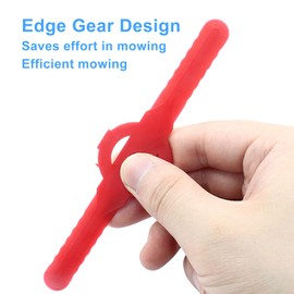 Coufce 36 Pcs Plastic Weed Wacker Head Blades Red Replacement Grass Trimmer Head Blades Lawn Mower Weed Eater Blades