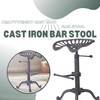 Diwhy Rustic Industrial Farmhouse Tractor Seat Counter Height Adjustable Bar