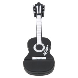 USB Flash Drives Guitar Appearance Capacity Optional Compatible System Memory Stick for Data Storage Transmission128GB