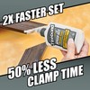 Titebond Speed Set Wood Glue, Fast Set Time, 15-Minute Clamp,
