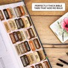 Only Zest Brown Bible Tabs for Women, Men, Kids, Bible
