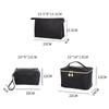 Balakaka Women Toiletry Bag Large Capacity Cosmetic Bag PU Waterproof