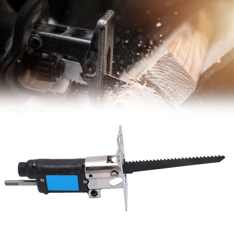Reciprocating Saw Adapter, Electric Drill to Saw Adapter, Sabre Chainsaw