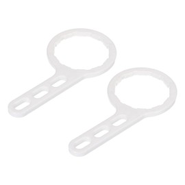 sourcing map 2 Pack Water Filter Housing Open-End Wrench for 1812 Plastic Key White