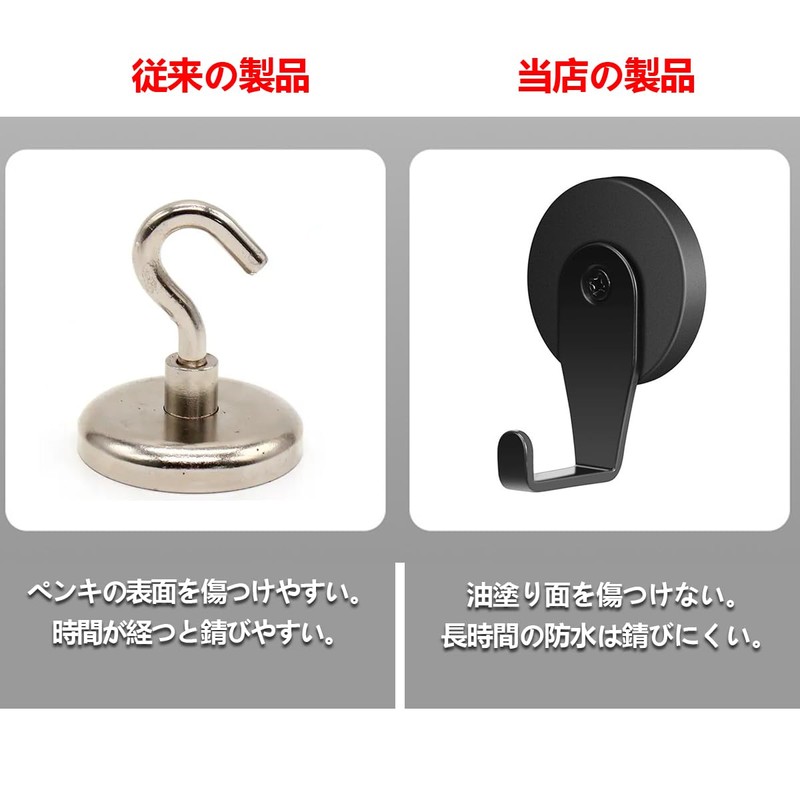Magnetic Hooks, Super Strong Neodymium Magnets, Hooks, Neodymium Magnets, Rubber
