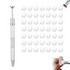 FineGood ネイルスポンジ 50個入り1cm 使い捨てスポンジ ネイルアート豆腐キューブ 豆腐キューブ マニキュア 均一な着色 勾配染色 道具