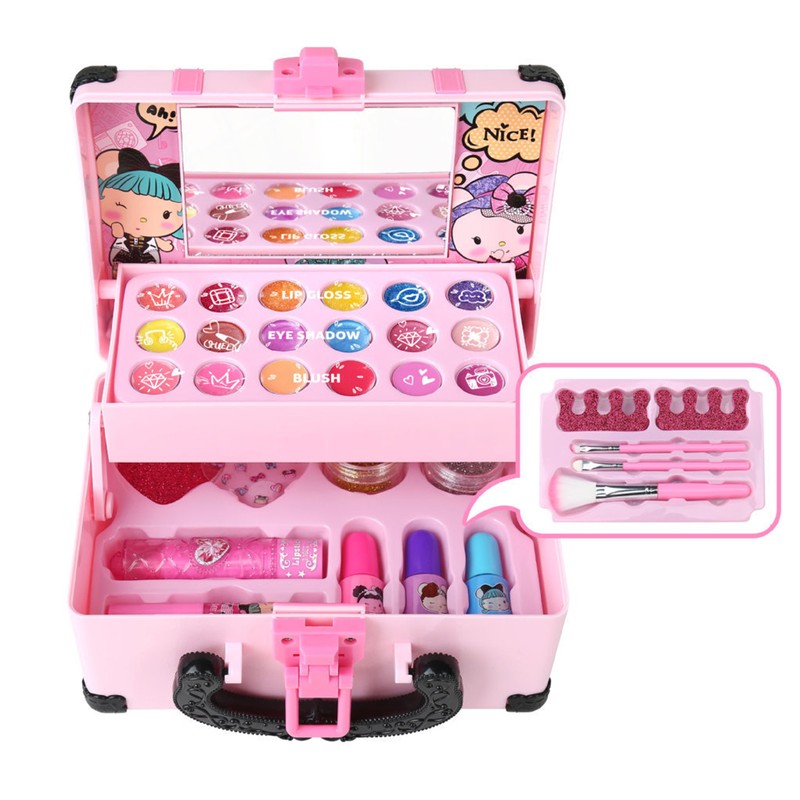 Children's Makeup Cosmetics Makeup Box Toy Stage Performance Eyeshadow Lip