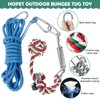 HOPET Dog Outdoor Bungee Solo Hanging Toy, Tether Tug of