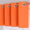 SeeGlee Orange Valance for Girls Bedroom - Blackout Energy Efficient