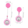 BESPORTBLE 2pcs Nurse Pocket Watch Retractable Clip Ergonomic Design Lightweight