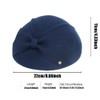HIMESPORT Wool Felt Bowknot Elegant Fedora Hats Women Fascinators Pillbox