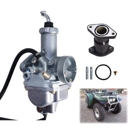 Carburetor with Intake Manifold Boot Replacement for Timberwolf 250 YFB250FW YFB250 1992-2000