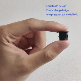 30 Pcs Black Hole Plugs 10mm (3/8") for Cabinet and Screw Holes - Plastic
