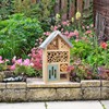 Niteangel Natural Wooden Insect Hotel, Garden Insect House for Ladybugs,