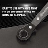 DURATECH 1/2 Inch x9/16 Inch Double Offset Box End Reversible