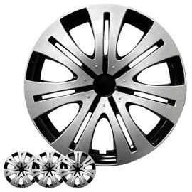 16 inch Hubcaps Set of 4 for Iron Rim, Wheel Cover Car Hub Caps Wheel Rim Cover ABS Plastic Replacement Hubcap Accessories for Car