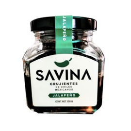 Savina, Chicharron Crujiente De Chile Jalapeño En Aceite De Oliva, 130g
