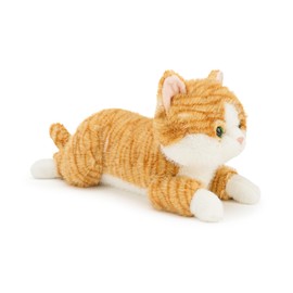 Wanwu World Cat Stuffed Animal Premium stuffed cat for Ages 1 and Up Orange 13.5 Inche