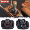 Hacreyatu 5 Speed Car Gear Knob Stick Gaiter Boot Kit