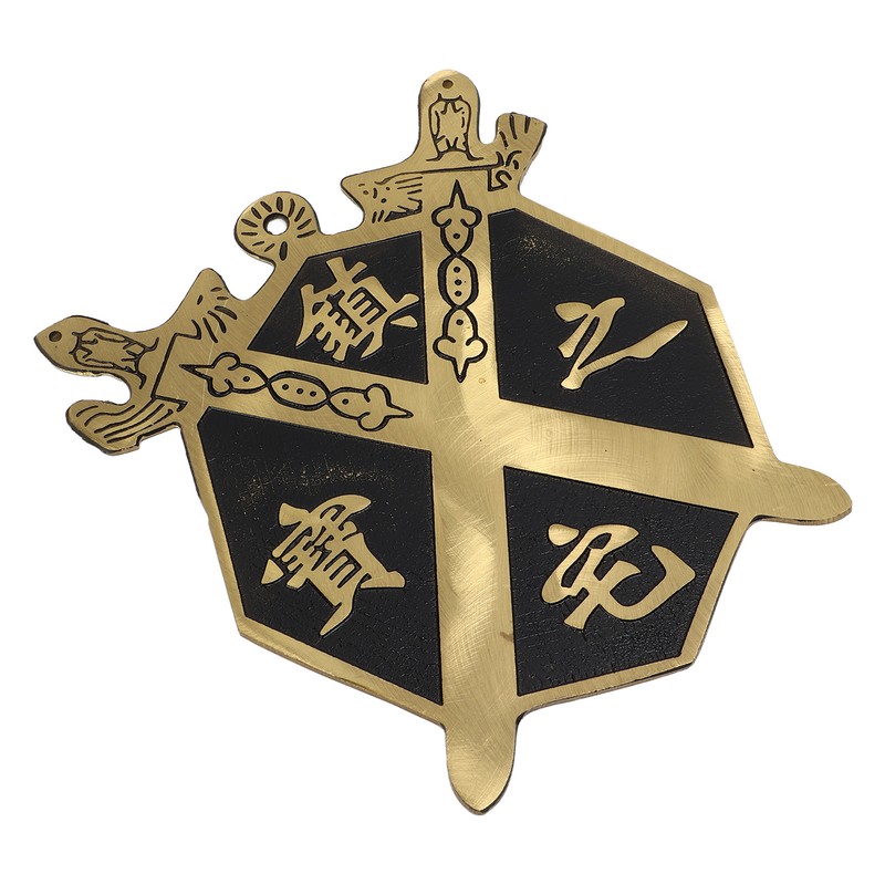 Bagua Mirror Strong Brass 12 Animal Signs Bring Auspiciousness Hermony