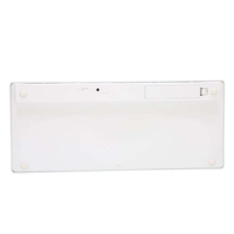 Wireless Keyboard English Thai Bilingual Portable Stylish Ultra Thin Silver