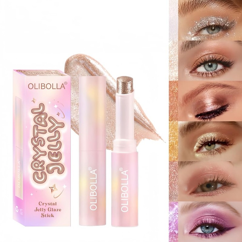 LiangNiShi Eyeshadow Stick, Multi-Color, Glitter Stick, Teardrop Bag Make, Highly