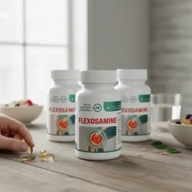 X3 Flexosamine Suplemento Con Magnesio, Colágeno Glucosamina