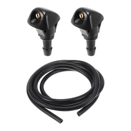 Motoforti Windshield Washer Nozzle Kit for Honda Civic 1992-2005 Windshield Spray Nozzles Wiper Spray Washer Jet No.76810SEAA01 1 Pcs 1.5 Meter Fluid Hose