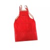 Ownerclan [오너클랜]인기상품 앞치마 포켓 가죽앞치마 빨강 [WFHOHVJ_260317] Oneclean Popular Apron Pocket Leather Apron Red [Single]