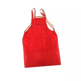 Ownerclan [오너클랜]인기상품 앞치마 포켓 가죽앞치마 빨강 [WFHOHVJ_260317] Oneclean Popular Apron Pocket Leather Apron Red [Single]