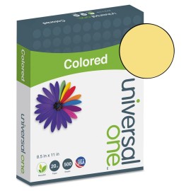 Universal Colored Paper, 20lb, 8-1/2" x 11", 500 Sheets/Ream (Various Colors) 2