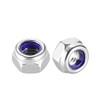 sourcing map Hex Lock Nuts - M5 x 0.8mm Stainless