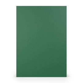 PAPERADO 50 x Coloured Paper DIN A4 - Fir Green Ribbed Dark Green 160 g/m² Paper Sheets - Craft Paper in 29.7 x 21 cm Painting, Crafts & Printing