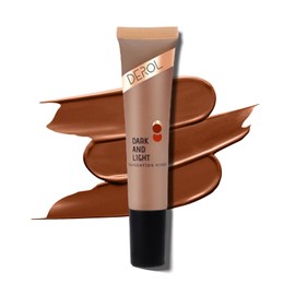 Foundation Mixer, Foundation Shade Adjuster, Smooth and Light, Natural Undertone, Blends Easily with Foundation, Liquid Foundation Adjusting Drops for Light Foundation (#02 Caramel)