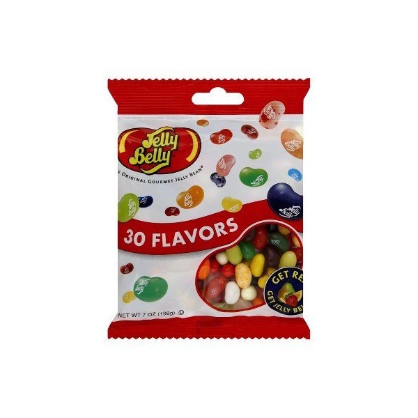 Jelly Belly, Gourmet Jelly Beans, 30 Flavors, 7oz Bag (Pack of 4)