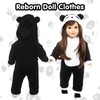 Doll Clothes for 13-18 Inch Baby Dolls, Sweet Outfits Jumpsuit