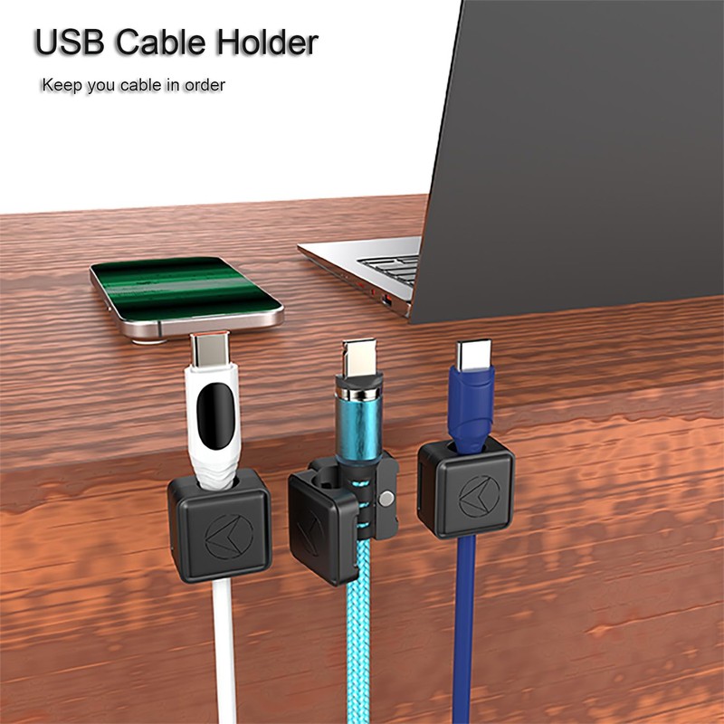 Housailei Magnetic USB Data Cable Clip Holder, a Versatile Cable