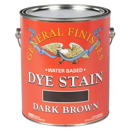 General Finishes Water Based Dye, 1 Gallon, Dark Brown