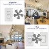 Leviton SureSlide Ceiling Fan Wall Switch, Quiet 3-Speed Fan Control,