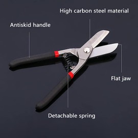 Metal Sheet Cutters, Tin Snips for Straight Cutting Metal Sheet,Heavy Duty Metal Scissors Tool for Cutting Metal Wire, Keel, Aluminum, Sheet Metal, etc. (Metal Sheet Cutters 13.1 Inch)