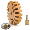 Decal Remover Wheel Sticker Remover w/Drill Adapter Tool Kit Adhesive