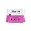 The Honey Pot Clean Cotton Regular Absorbency Pads, Fuschia, 20