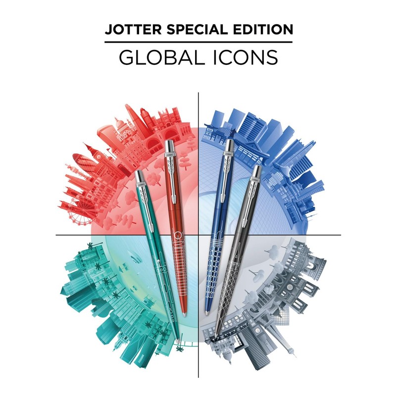 Parker Parker Ballpen Jotter Turquoise CT Special Edition Medium Point