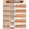 UCEC 5 Pack Linocut Wood Carving Tools Set Linoleum Hand