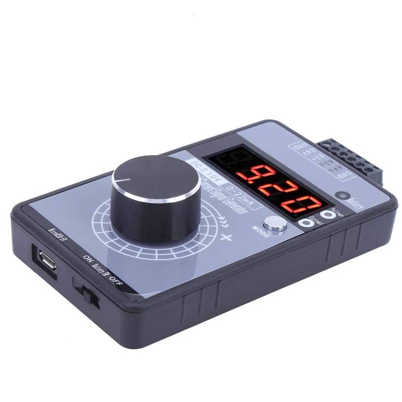 Handheld 0-10V 0-22MA Digital Voltage Current Signal Generator Transmitter Analog