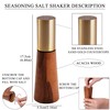 Salt and Pepper Grinder Set, Acacia Wooden Pepper Grinder with