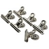 6 x fiXte Magnetic Bulldog Clips Strong Fridge Magnet Hooks