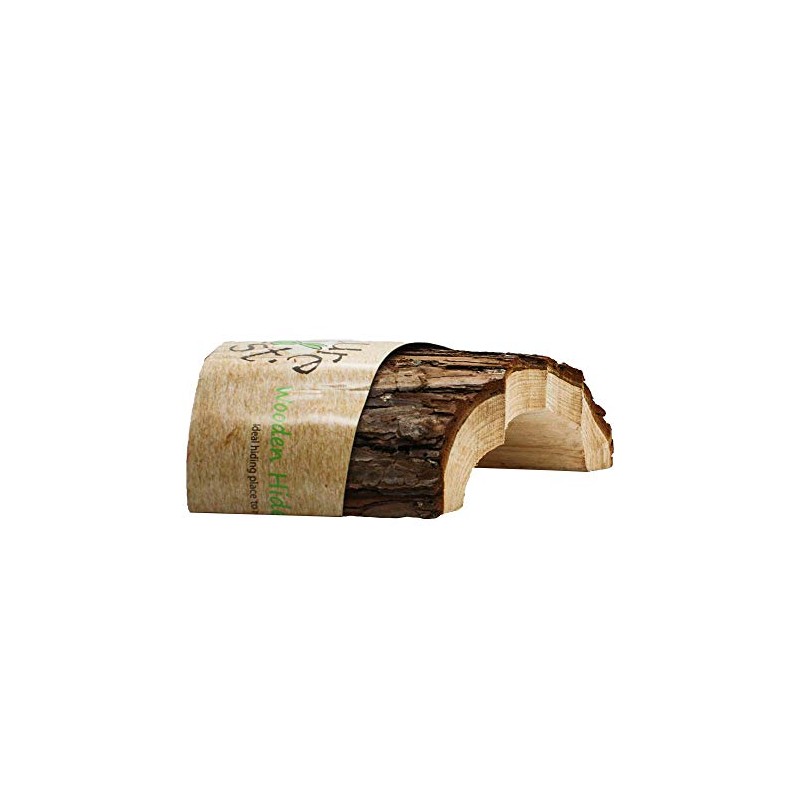 happypet Nature First Large, Wooden Hideaway for Small Animals, Brown